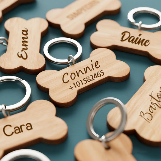 Wood Pet Tags