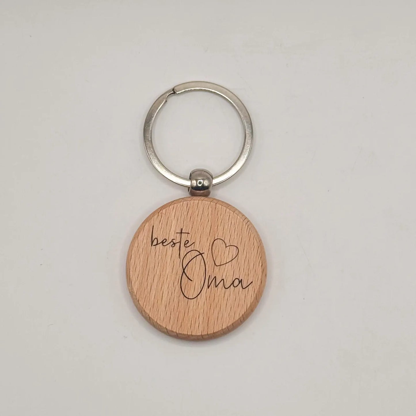 Wooden keychain