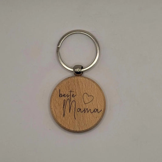 Wooden keychain