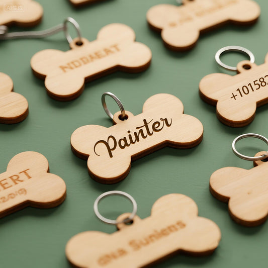Wood Pet Tags