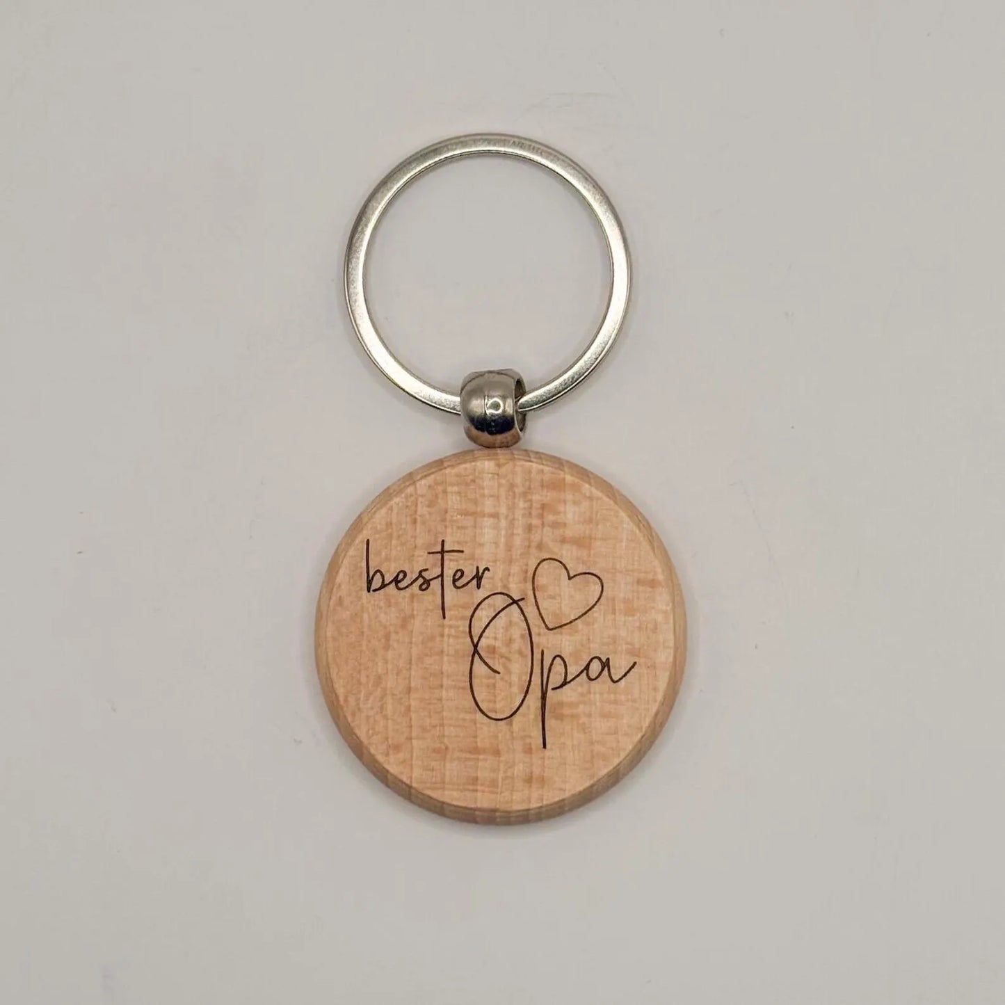 Wooden keychain