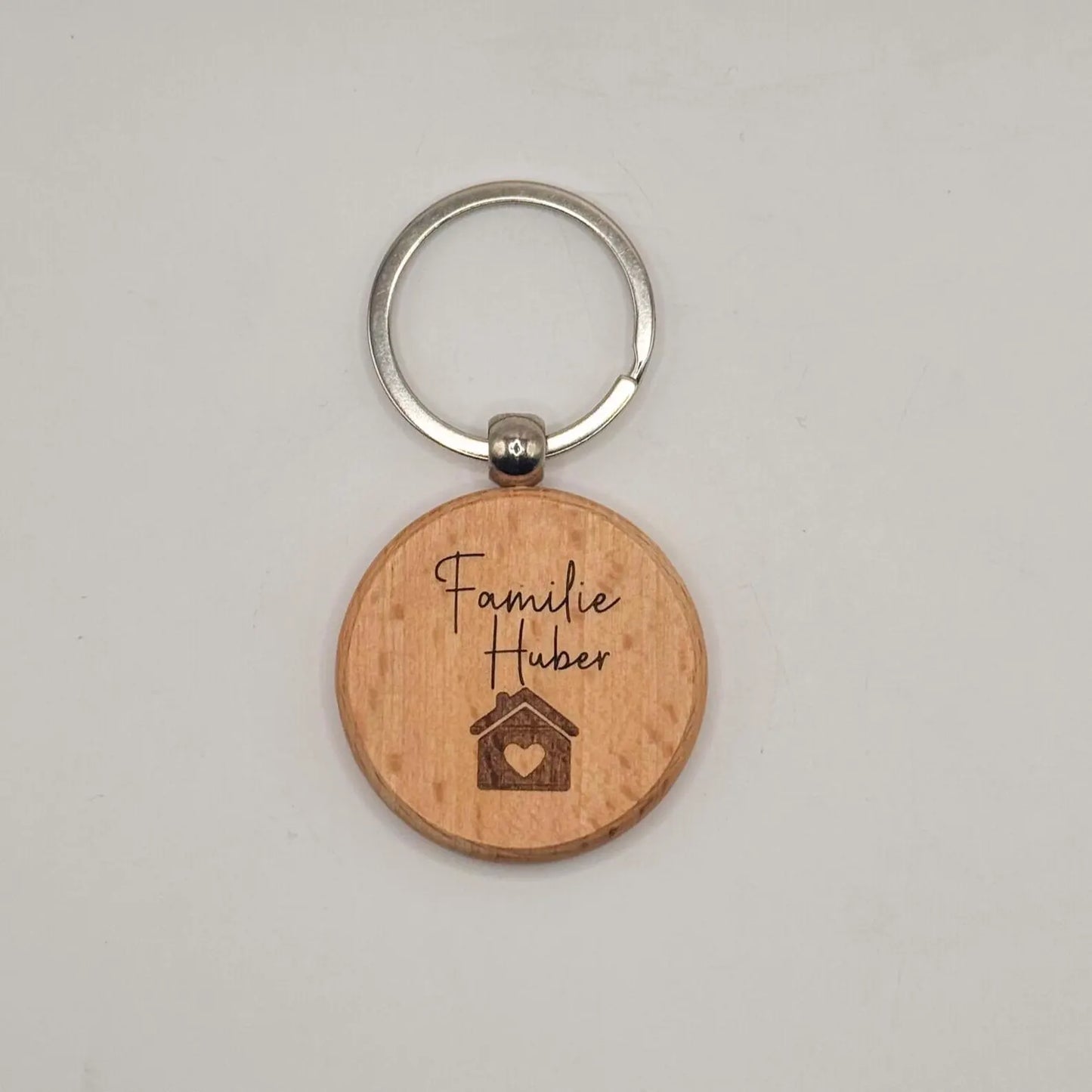 Wooden keychain