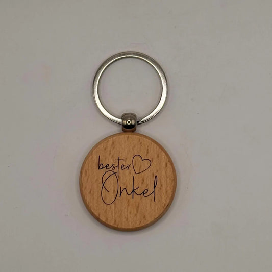 Wooden keychain