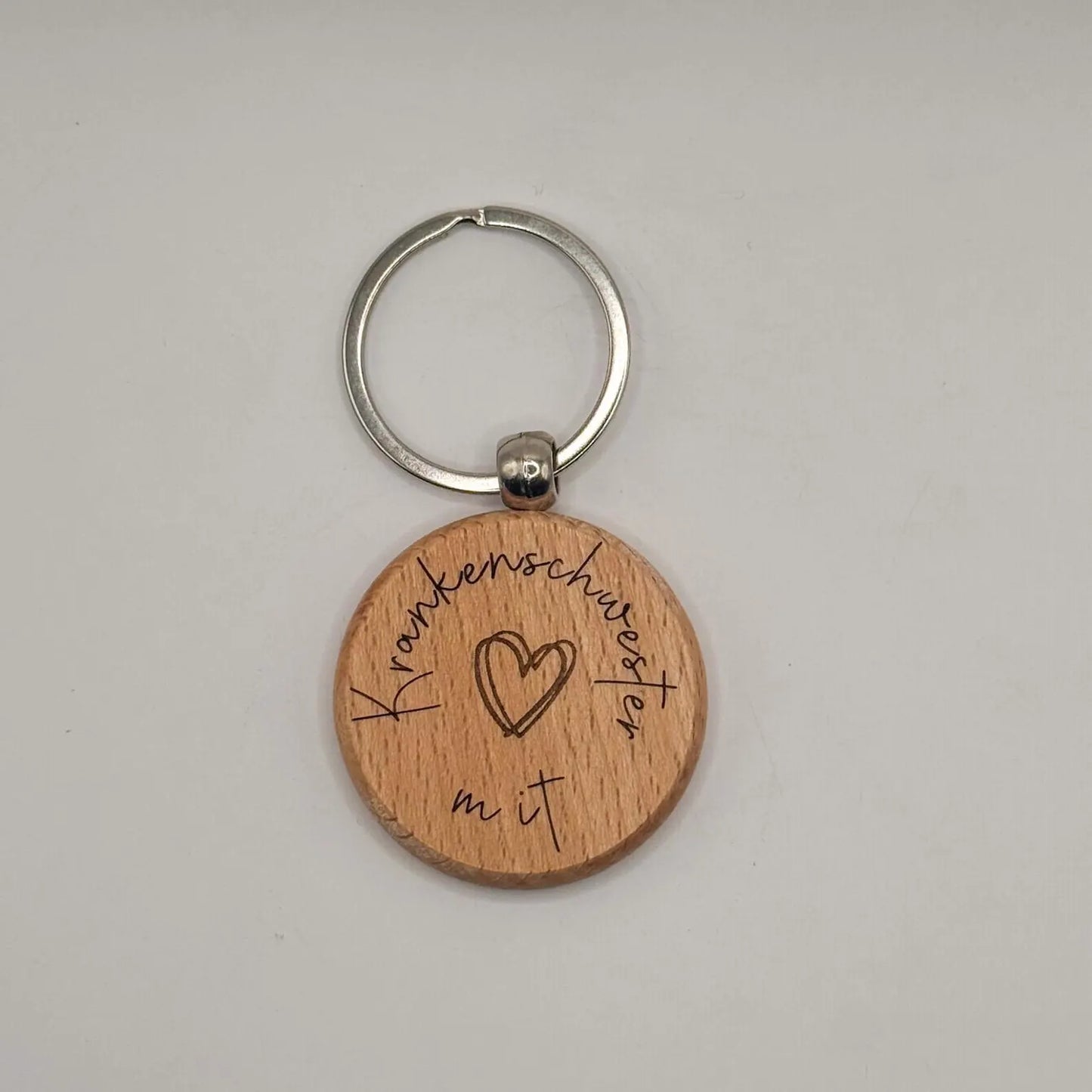 Wooden keychain